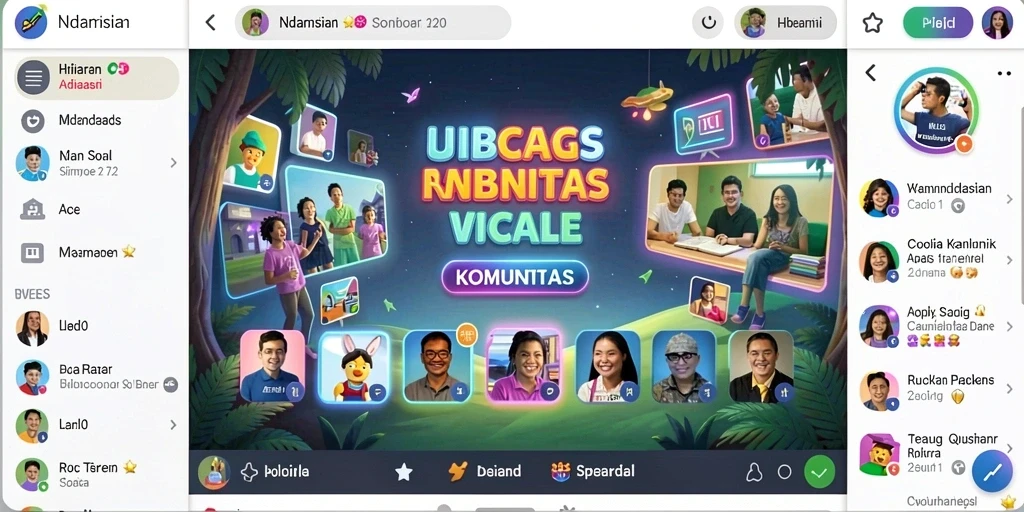 giga33 - Tangkapan layar menampilkan mode permainan yang beragam.